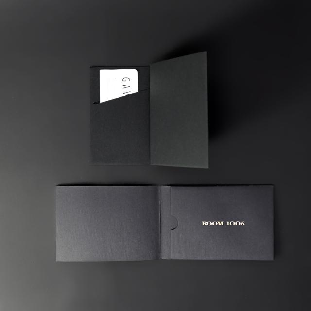 Giftcards holders in black