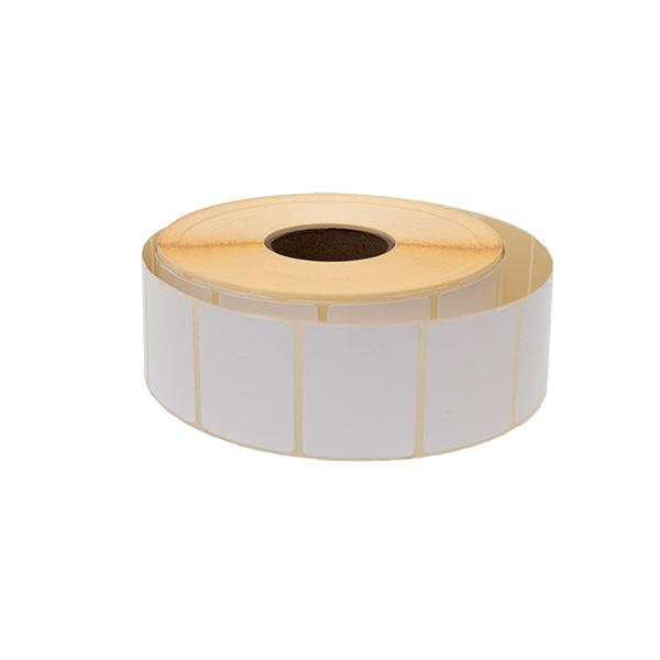 White thermo label 40x32 mm 2.000 pcs.