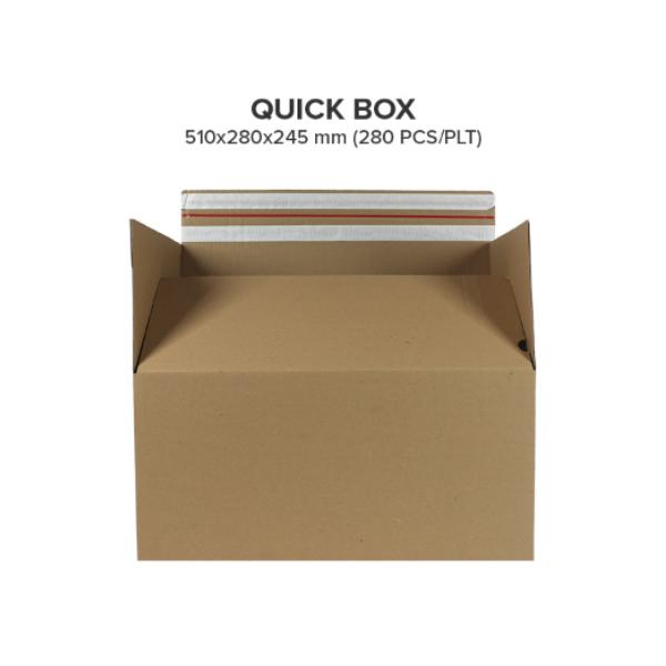 Quick Box 510x280x245 mm m. tapeluk