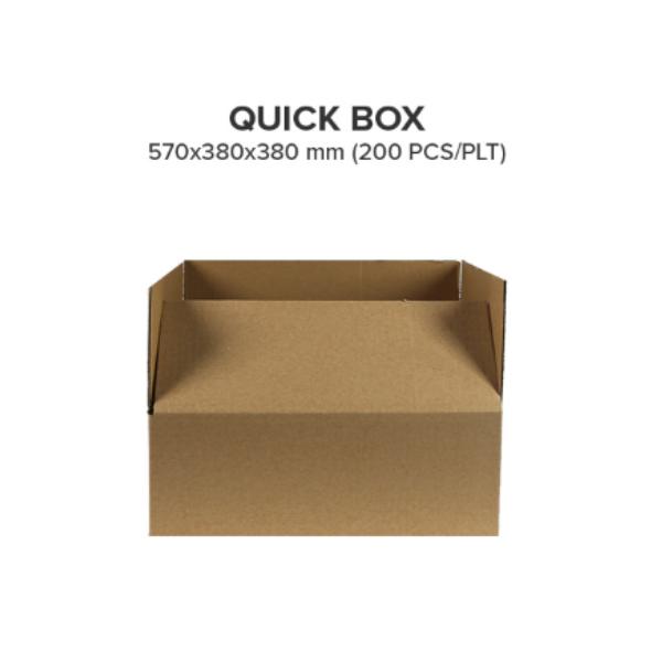 Quick Box  570x380x380 mm  m. 4 flapper