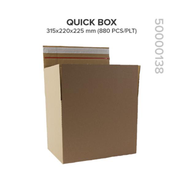 Quick box m/tape 50000138 315x220x225/185/135mm