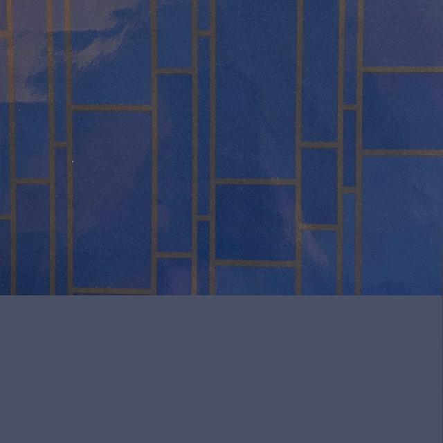 Wrapping paper 3713 Glazed Tile Blue