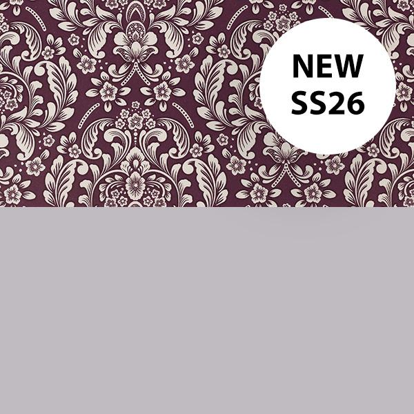 Wrapping paper 3715 Blossom Lace Burgundy
