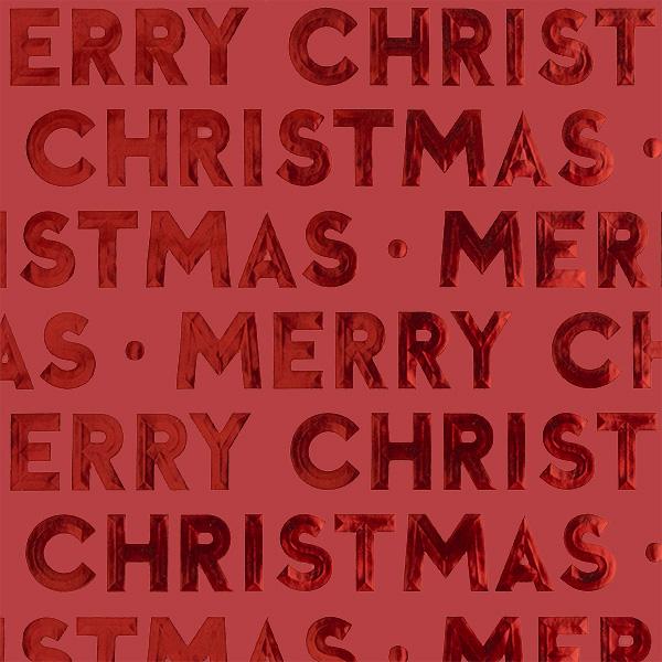 Christmas paper 6216 Merry Christmas Red 55 cm