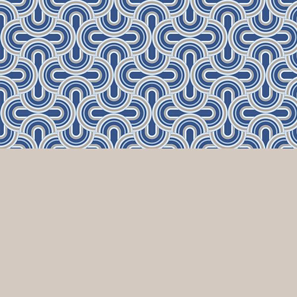 Giftpaper 6304 / Geometric Blue