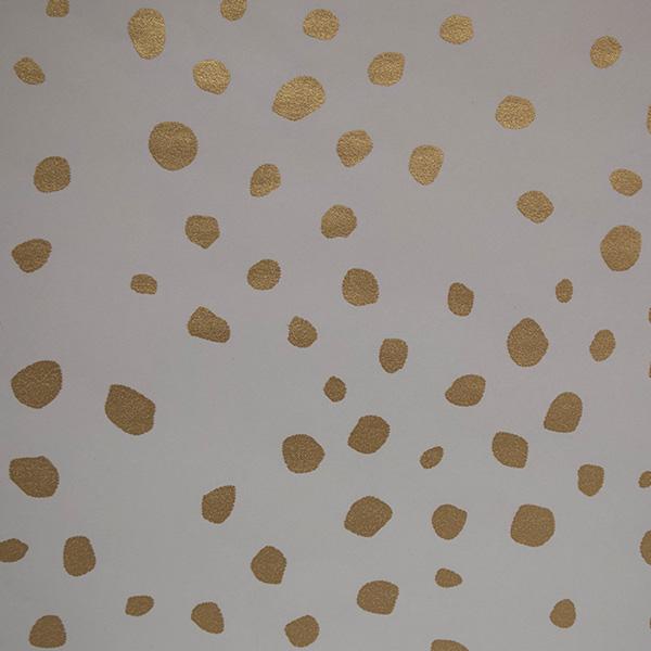 Christmas Paper 6357 Snow Leopard Gold