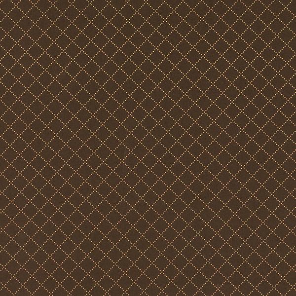 Christmas Paper 6446 Brown Gold Diamond 55 cm