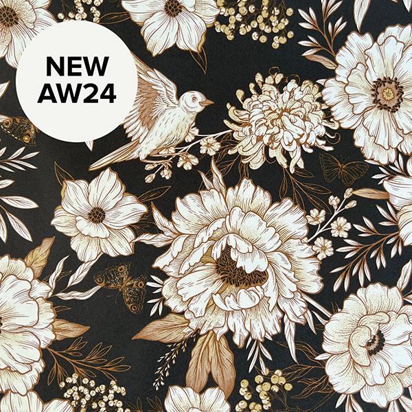 Wrapping Paper 6489 Autumn Bloom 55 cm x 100 m