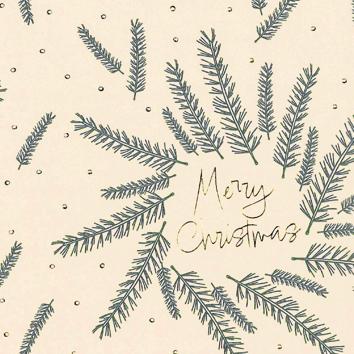Christmas paper 6496 Christmas wreath dusty green 55 cm x 100 m 