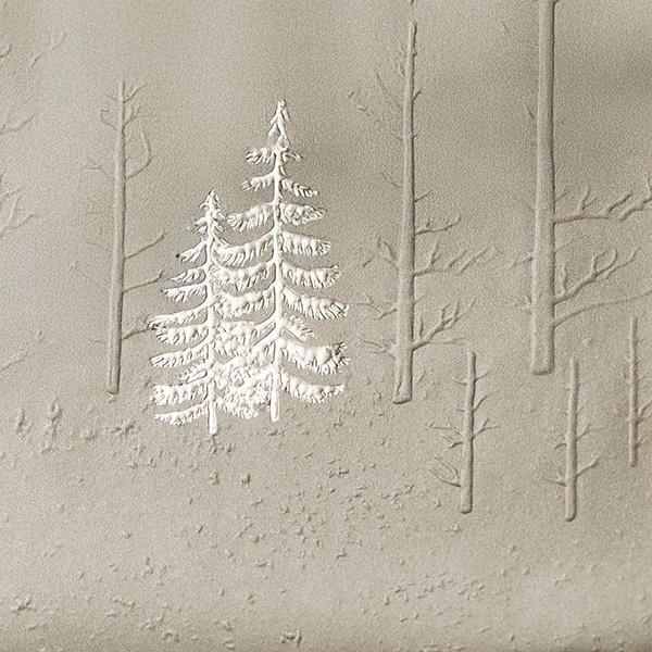 Christmas paper 6510 Forrest Star Night Grey Green 55 cm x 100 m 