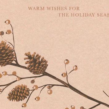 Christmas paper 6513 Season´s greetings Brown 55 cm x 100 m 
