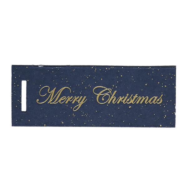 Merry Christmas Gold Dust Navy 90 pcs