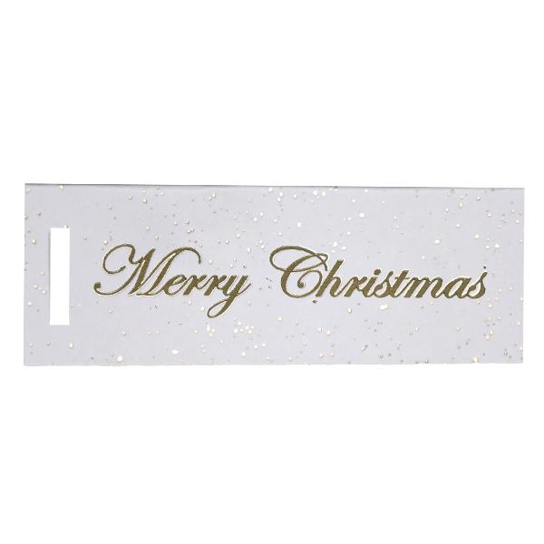 Merry Christmas Gold Dust Ivory 90 pcs