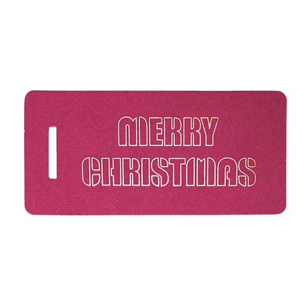 Merry Christmas New Dark Pink 90 pcs.