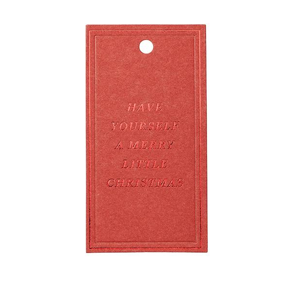 To & From Tag Christmas Greatings red 90 pcs. 