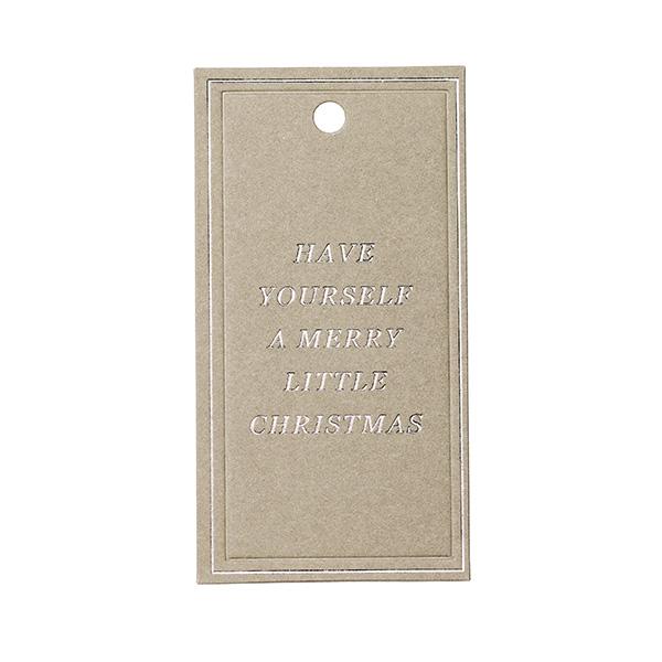 To & From Tag Christmas Greatings beige 90 pcs. 