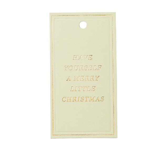 To & From Tag Christmas Greatings cream 90 pcs. 