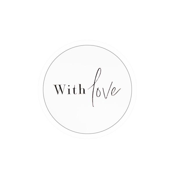 With love sticker 250pcs/roll