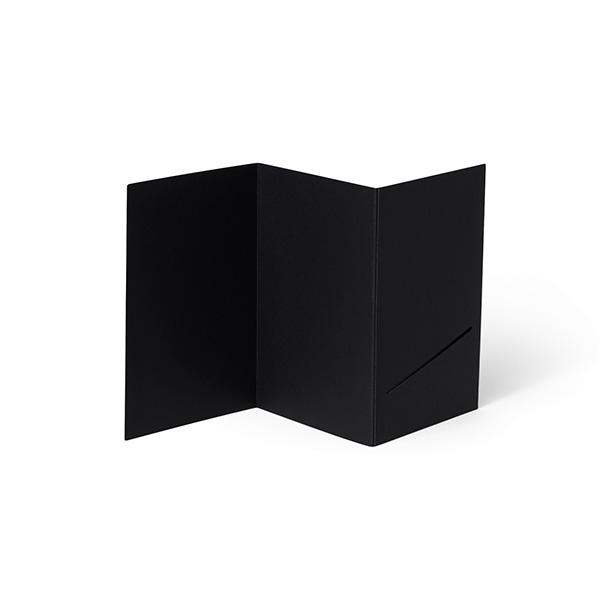 Receipt folder Black 10x13 cm