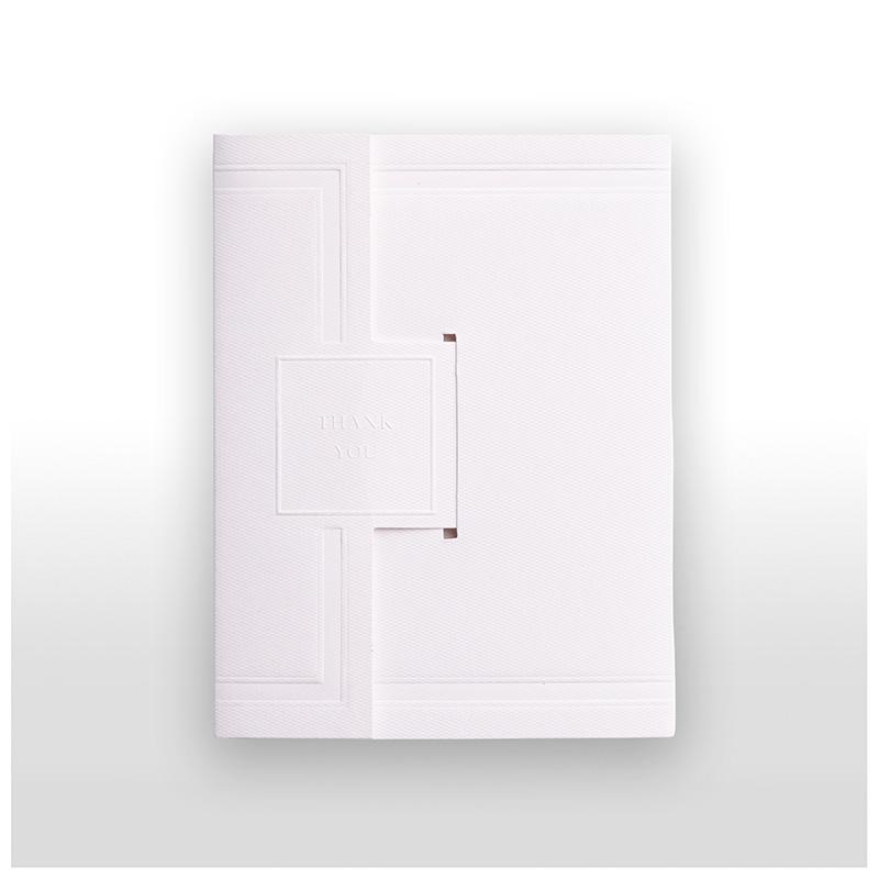 Voucher / Gift card cover White 10x13 cm.