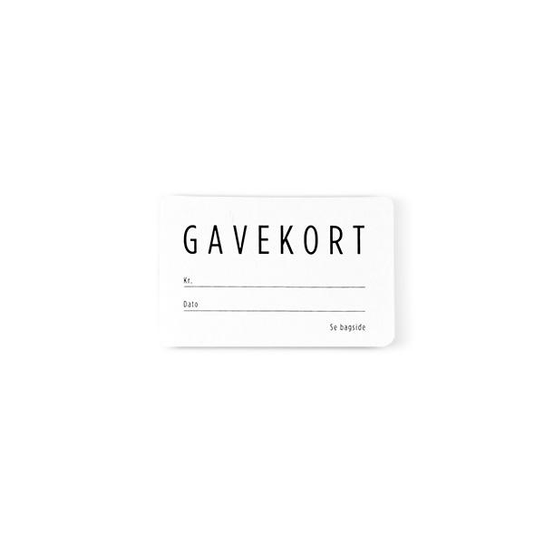 Gift card for box Danish 84x55mm 100 pcs.