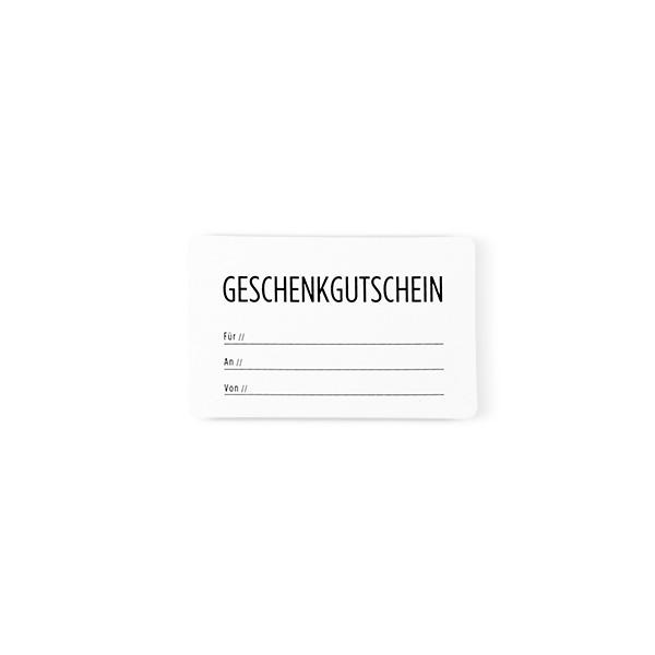 Gift card for box German 100 pcs.