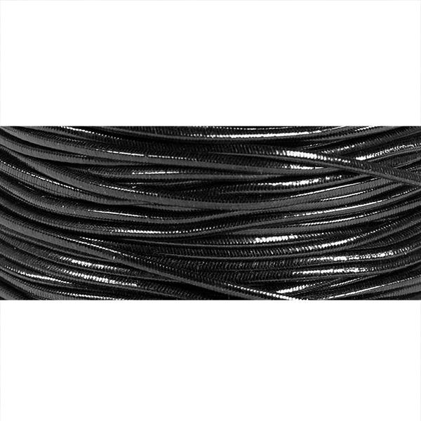 Elastic ribbon Black 1mm x 200m ME-05