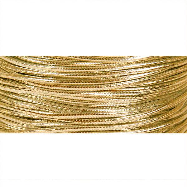 Elastic ribbon Gold 1.5mm x 200m ME-05