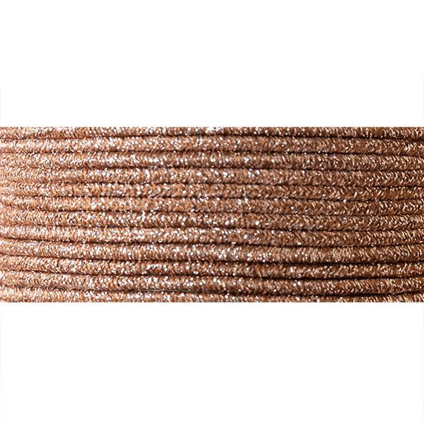 Elastic Band Copper / Glitter 2,5mm