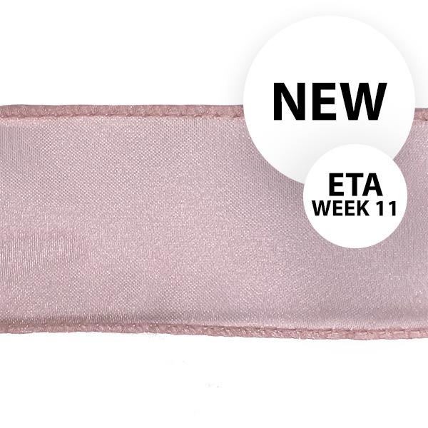 Organza ribbon Old Rose 40mm x 45m