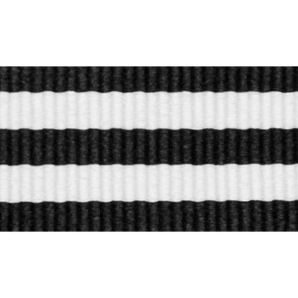 Cottonribbon Bl/Wh stripe 17mm x 90m