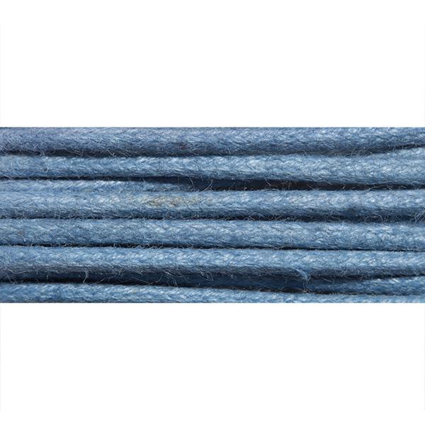 Cottonstring Waxed Blue 2mm x 100m