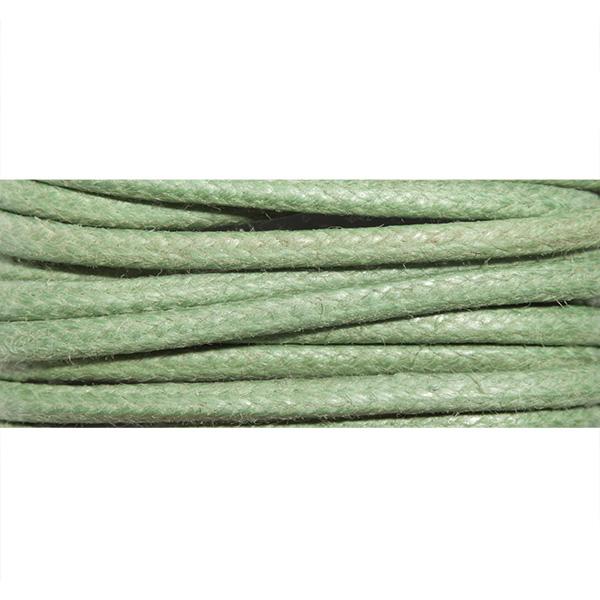 Cottonstring Waxed Green 2mm x 100m