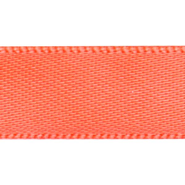 Satin ribbon 12 mm. Neon Orange 90m