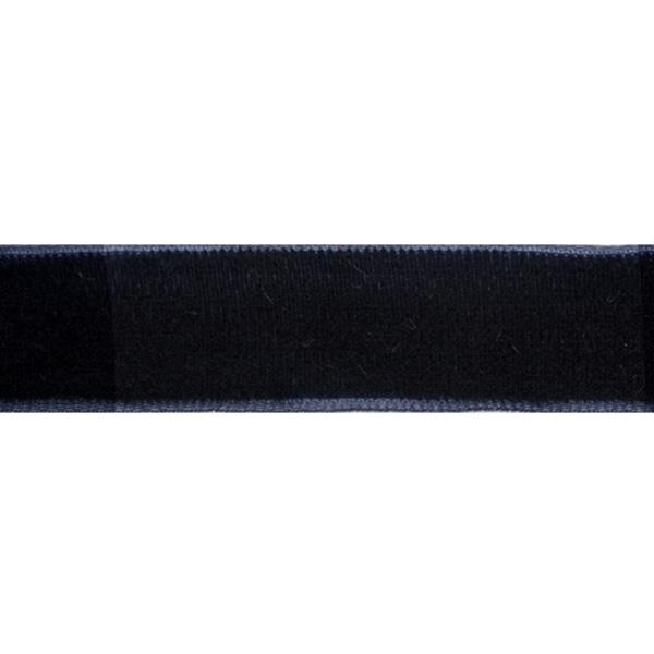 Velour ribbon 6mm Navy Blue 90m