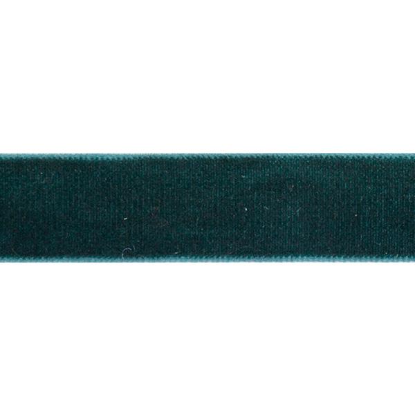 Velour ribbon 6mm Green 90m