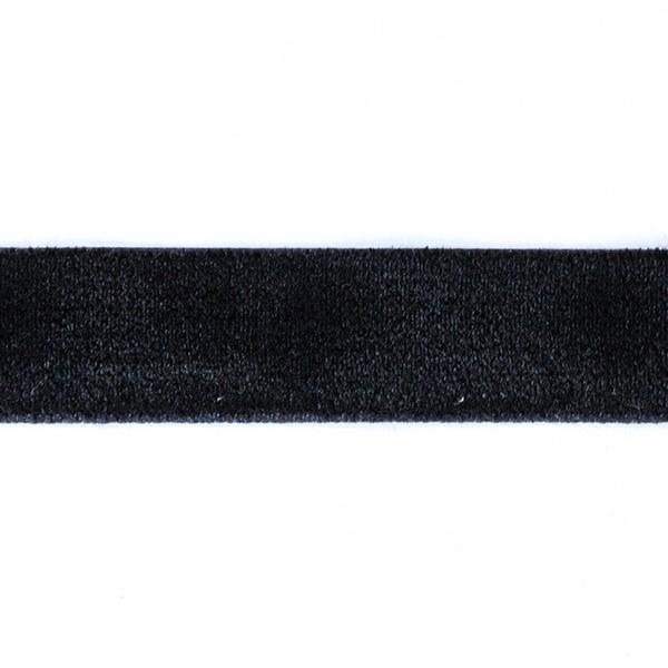 Velour ribbon 6 mm Black 90m