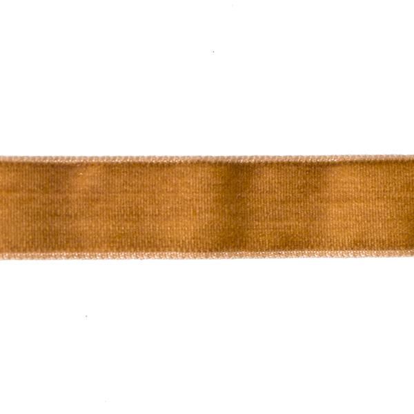 Velour ribbon 6 mm Copper 90 m