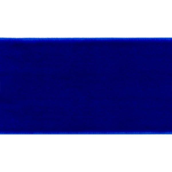 Velourbånd 15mm Royal Blue 90m