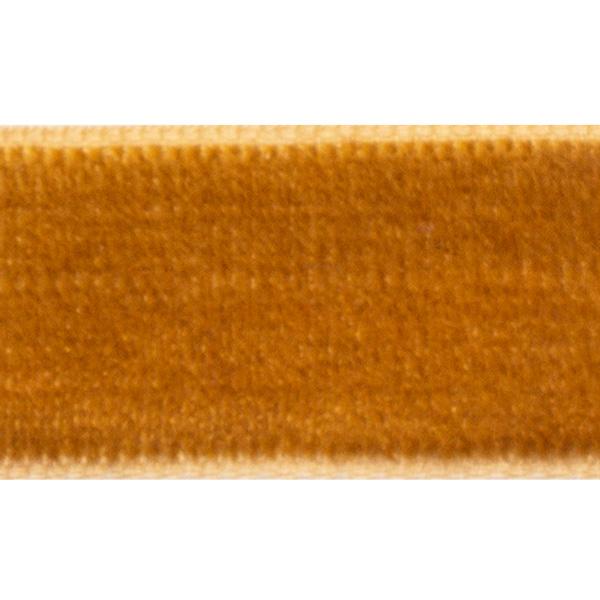 Velour ribbon 15 mm Copper 90m