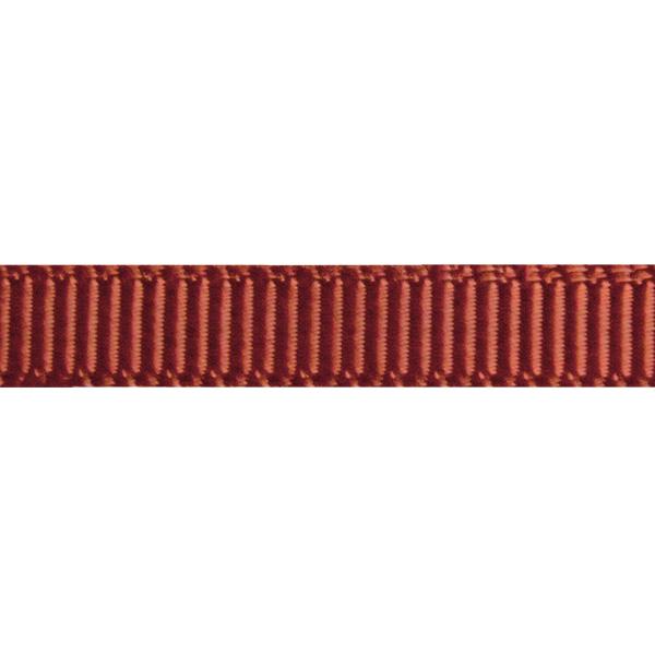 Satin ribbon ribbed 6mm 90m Rust