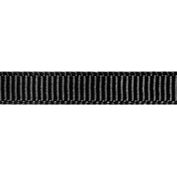 Satin ribbon ribbed 6mm 90m Black