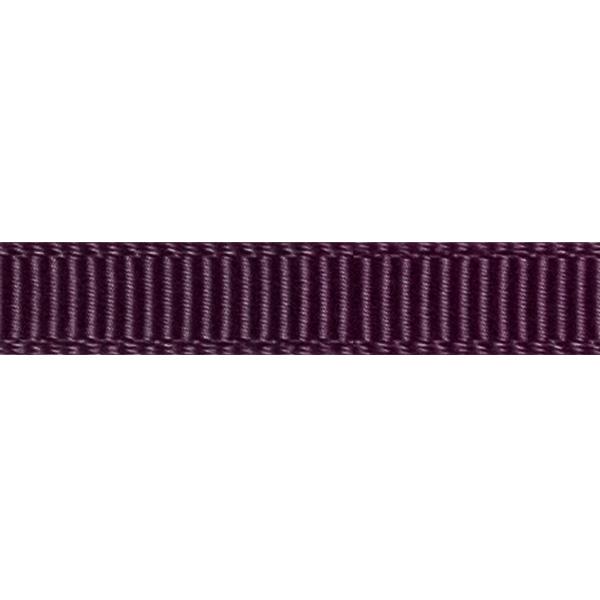 Satin ribbon rib 6mm 90m Shadow Purple