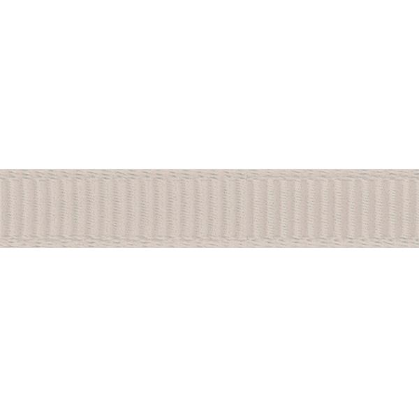 Satin ribbon ribbed 6mm 90m Taupe
