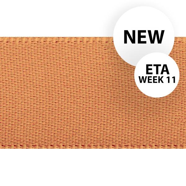 Satin ribbon 18 mm 90m. Old Gold