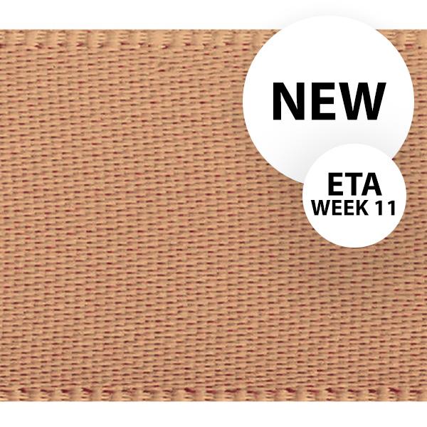 Satin ribbon 50 mm 45m. Latte