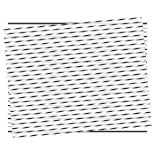 Tissue narrow Stripes White/Black