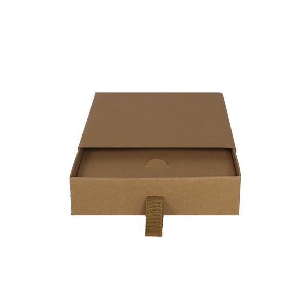 Giftcard box brown 110x110x30mm