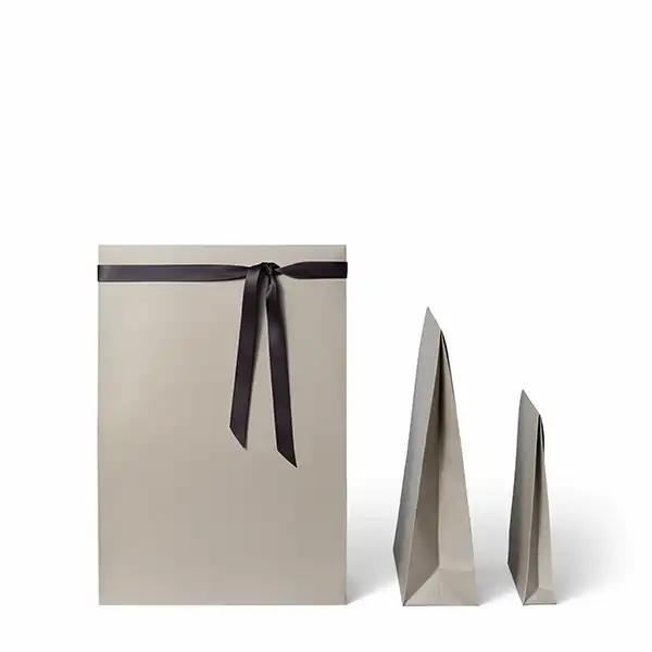 Giftbag warm gray 29x12x42 cm