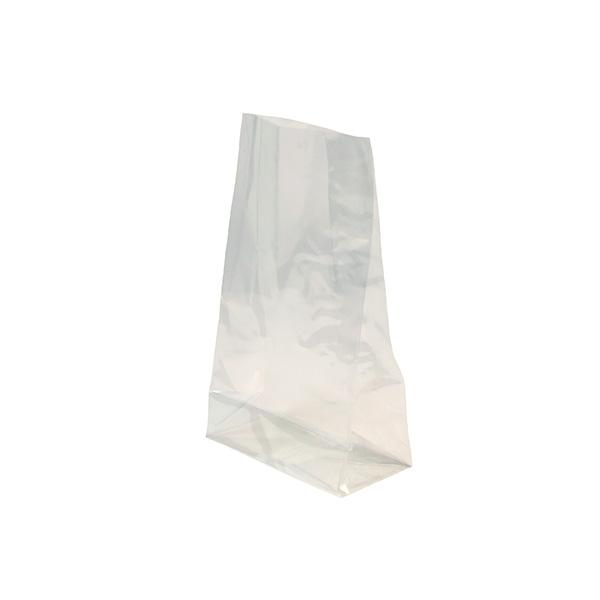Cellophane bag for food with open top
